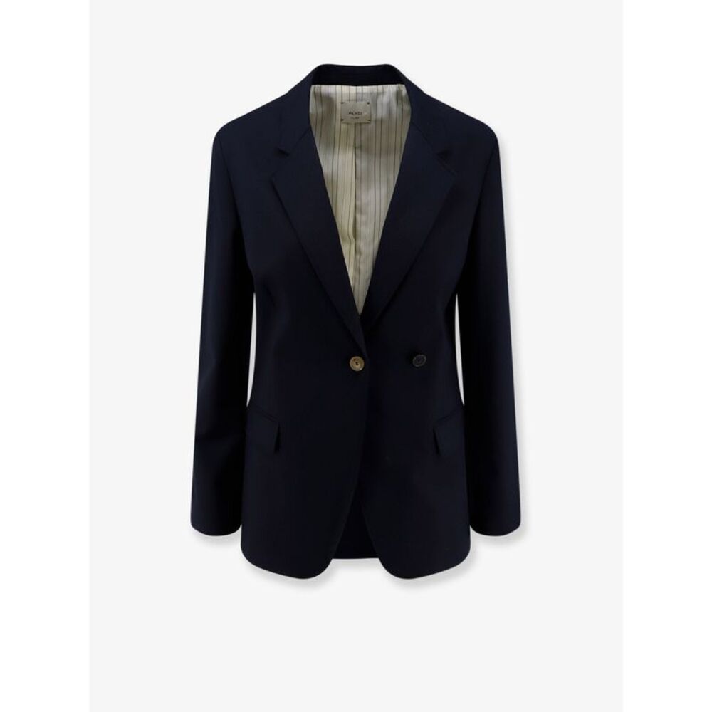 Alysi Women Sartorial Virgin Wool Blend Blazer